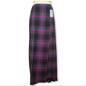 Vintage deadstock plaid skirt liz claiborne 80s 8